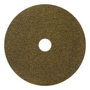 Americo,  Black Diamond 1500 Round Floor Pad, 12", Yellow