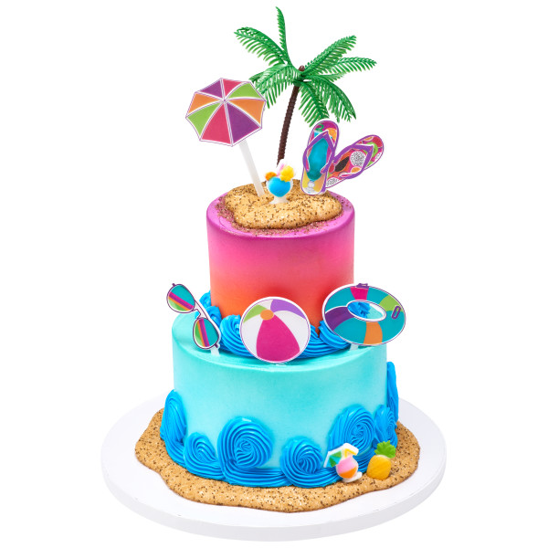 Tropical Summer Assortment Dec-Ons® Decorations