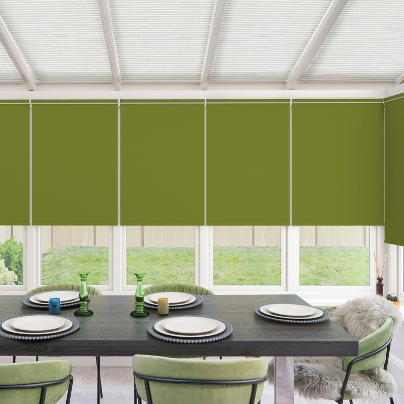 Acacia Blackout Olive Roller Blind