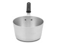 4 ½-quart Wear-Ever® tapered aluminum saucepan with natural finish and silicone handle