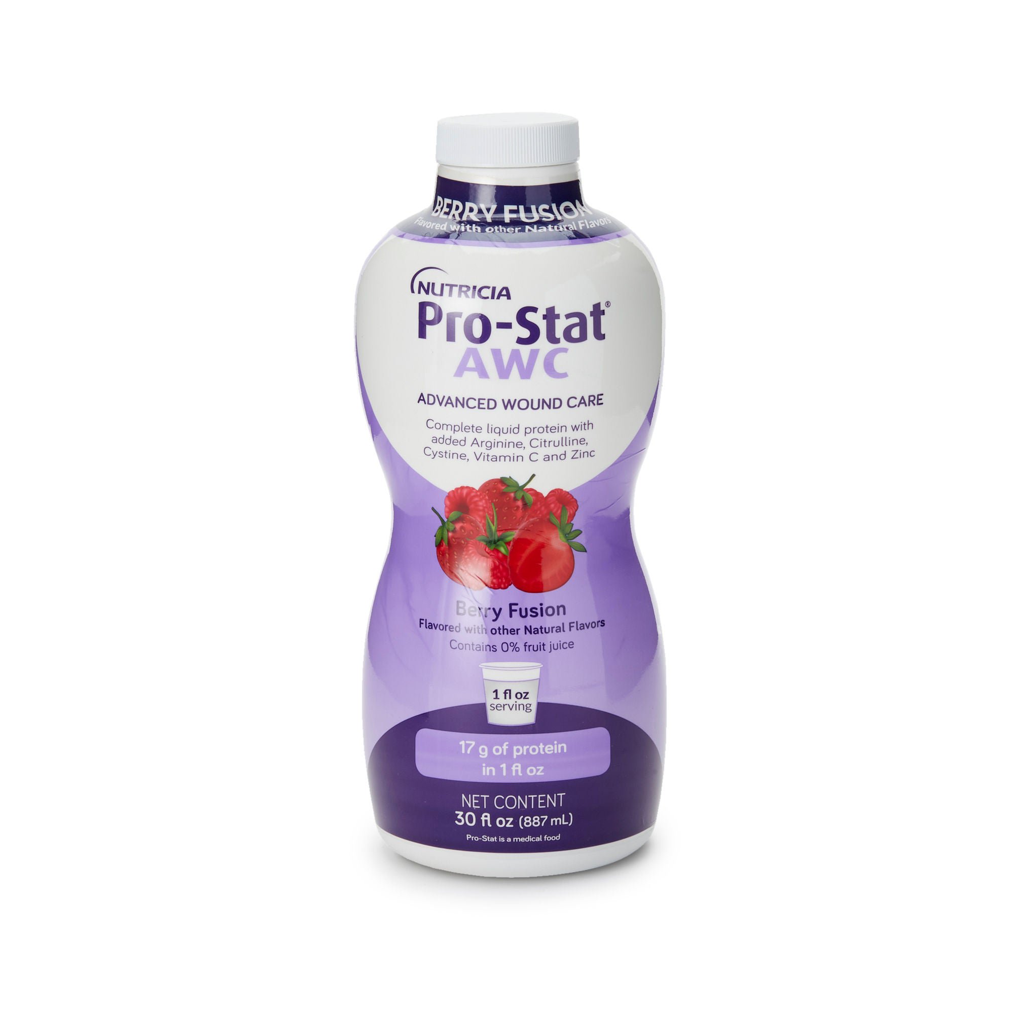 Pro-Stat® AWC Berry Fusion Complete Liquid Protein for Wound Healing, 30-oz.
