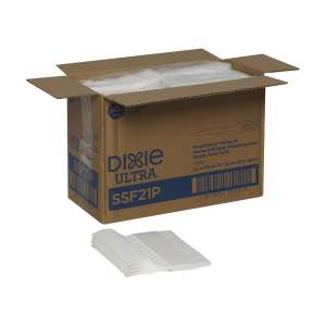 Dixie, Ultra Smartstock Series-B Medium-weight Polypropylene Plastic Fork Refill, White