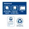 Tork, Advanced Beverage, Napkins, 2 ply, White