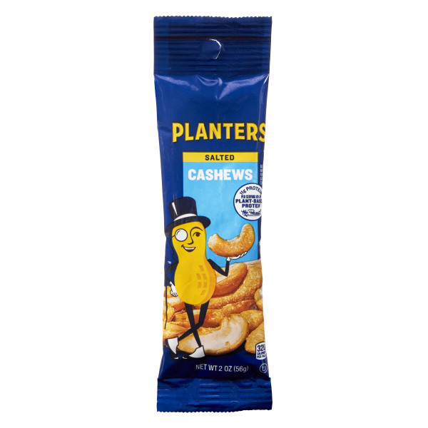 PLANTERS(r) Salted Cashews 45/2oz . C1CB - Front Center Inner Pack (Hi Res)