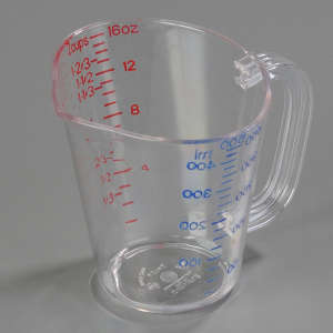 Cup Measuring 16Oz Clear 6Cs