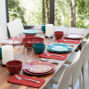 Confetti Salad Plate, Brick, 6-piece set slideshow image 4 Confetti Salad Plate, Brick, 6-piece set slideshow image 4