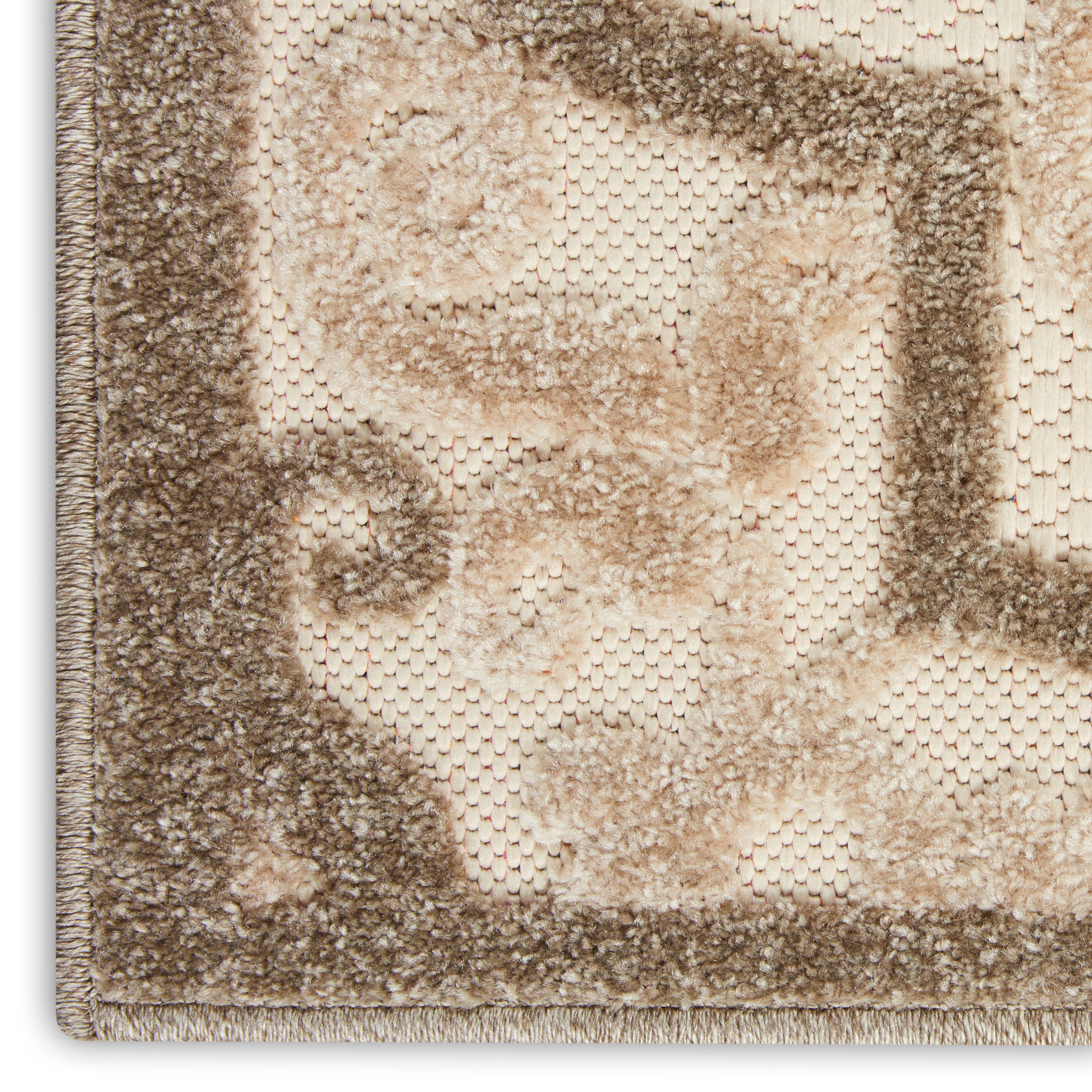 Nourison Aloha 5'3" x 7'5" Cream Bohemian Rug