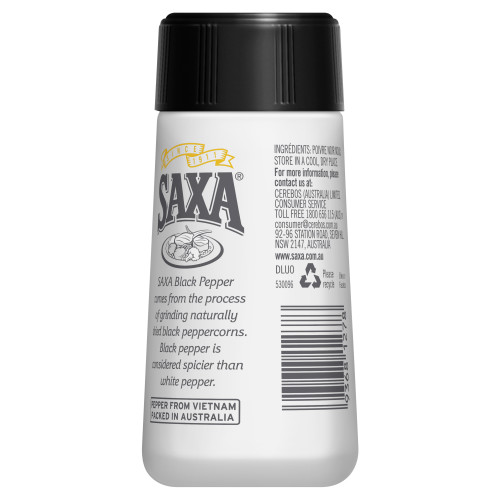  Saxa® Ground Black Pepper 50g 