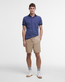 Seersucker Relaxed Shorts Washed Stone