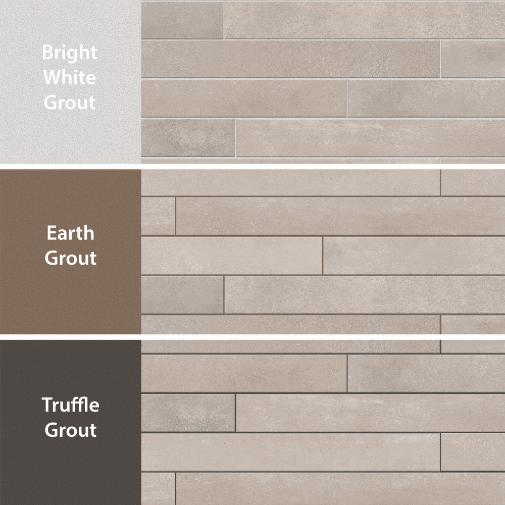 Tucson Greige 1-7/8 in. x 17-3/4 in. Porcelain Floor and Wall Tile