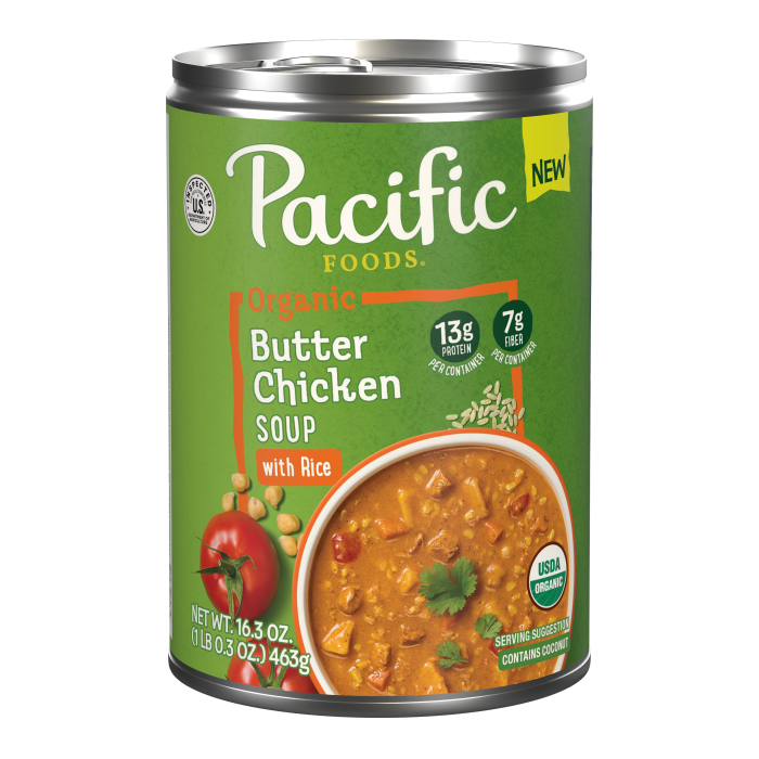 Pacific Foods Organic Butter Chicken Soup with Rice — product image