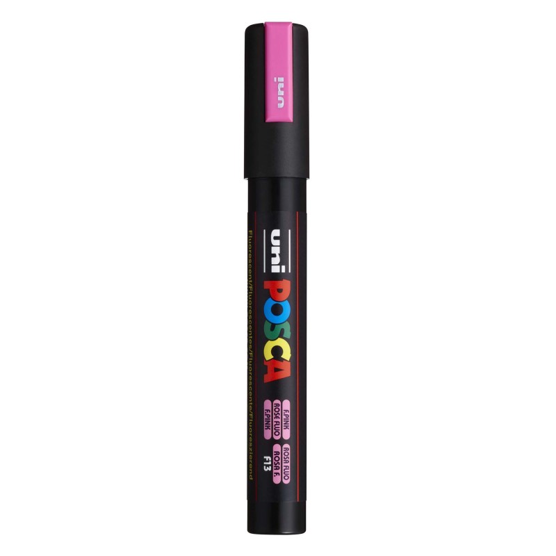 PC-5M Paint Markers, Medium Bullet Tip (1.8-2.5 mm), Fluorescent Pink