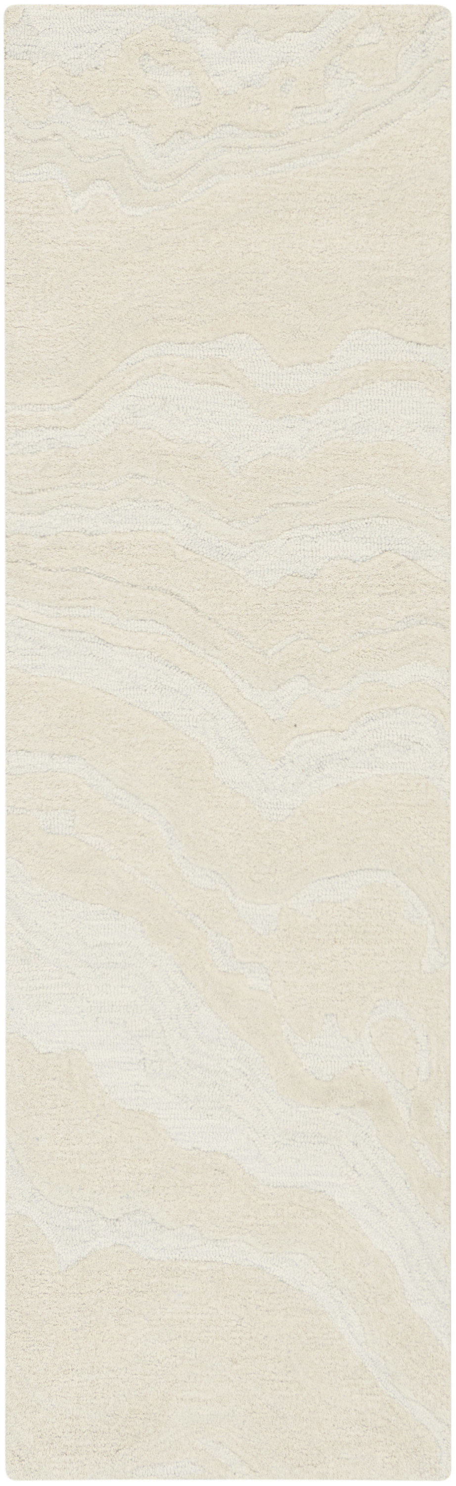 Nourison Graceful 2'3" x 7'6" Ivory Modern Indoor Rug