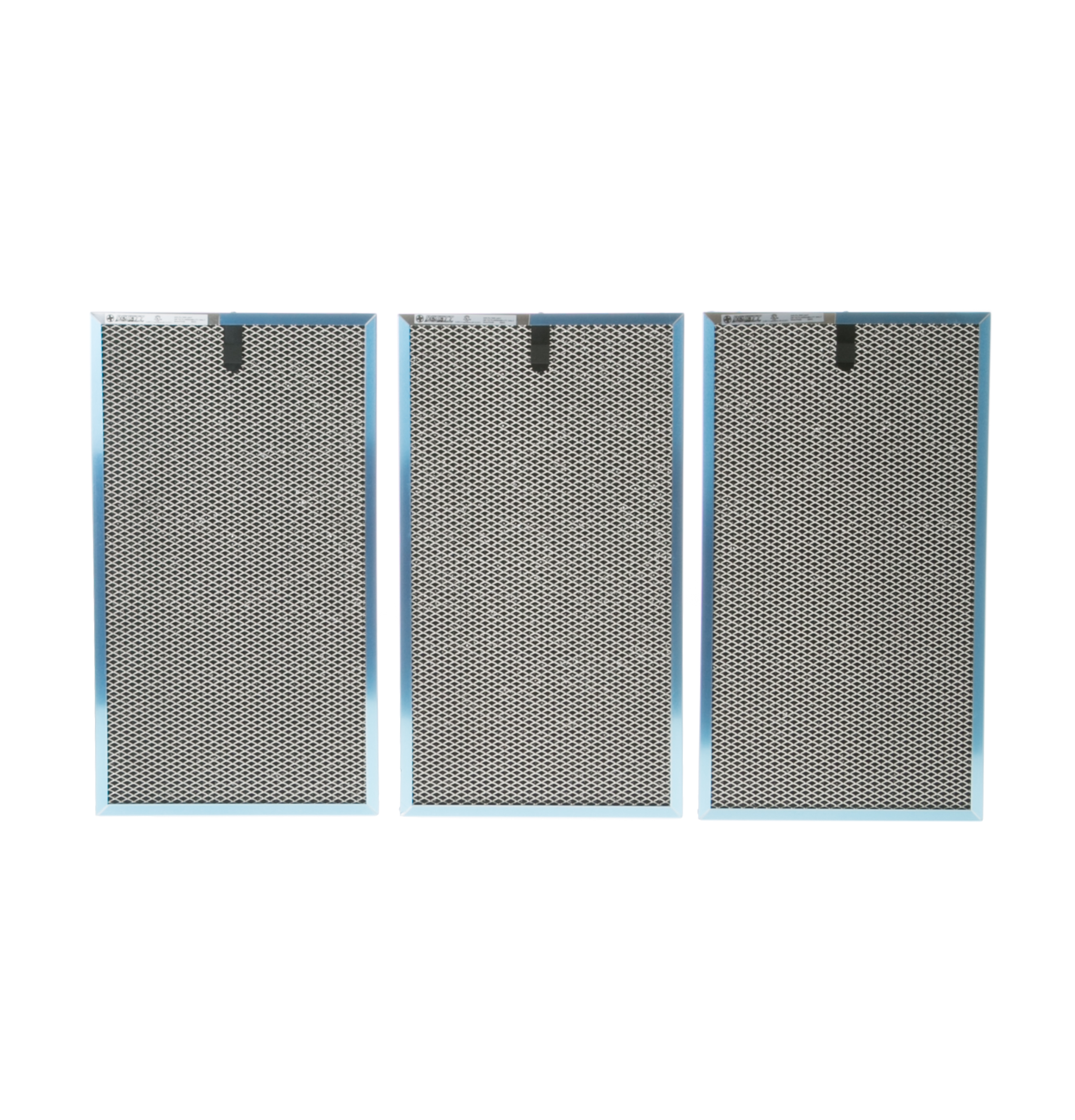 Charcoal odor and grease filters, set of 3 — Model #: WB02X10731 Charcoal odor and grease filters, set of 3 — Model #: WB02X10731