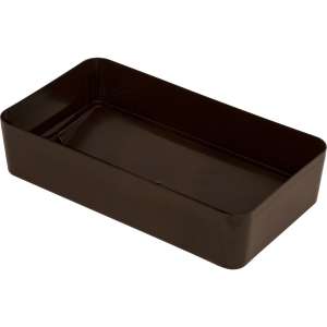 Carlisle, TrimLine, Swing Top, Rectangular, ABS, 23 gal, Brown, Receptacle Lid