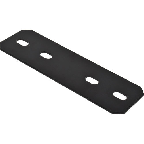 Hardware Essentials Black Heavy Duty Mending Plates (9-1/2