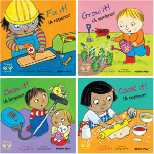 Helping Hands/Manos Amigas Bilingual Books, Set of 4
