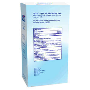 Gojo, PURELL Cottony Soft Hand Sanitizing Wipes Hand Sanitizer Wipes,  120 Wipes/Container