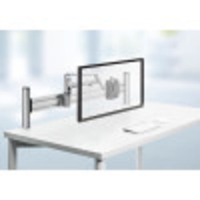 Elevate your monitors to create more useable desk space.