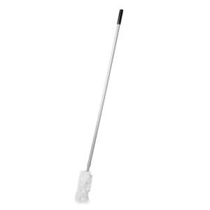 Rubbermaid Commercial, Rubbermaid Commercial, 8.5 FT Overhead Dusting Tool with Launderable Head, Gray, Cotton, White, 10 in