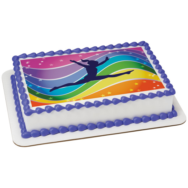 Gymnastics PhotoCake® Edible Image®