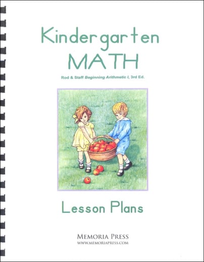Memoria Press Kindergarten Math Lesson Plans (3rd Edition)