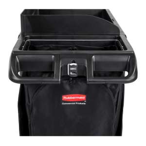 Rubbermaid Commercial, Full Size Housekeeping Cart, Black