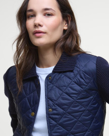 Pullover Allendale Quilted Navy
