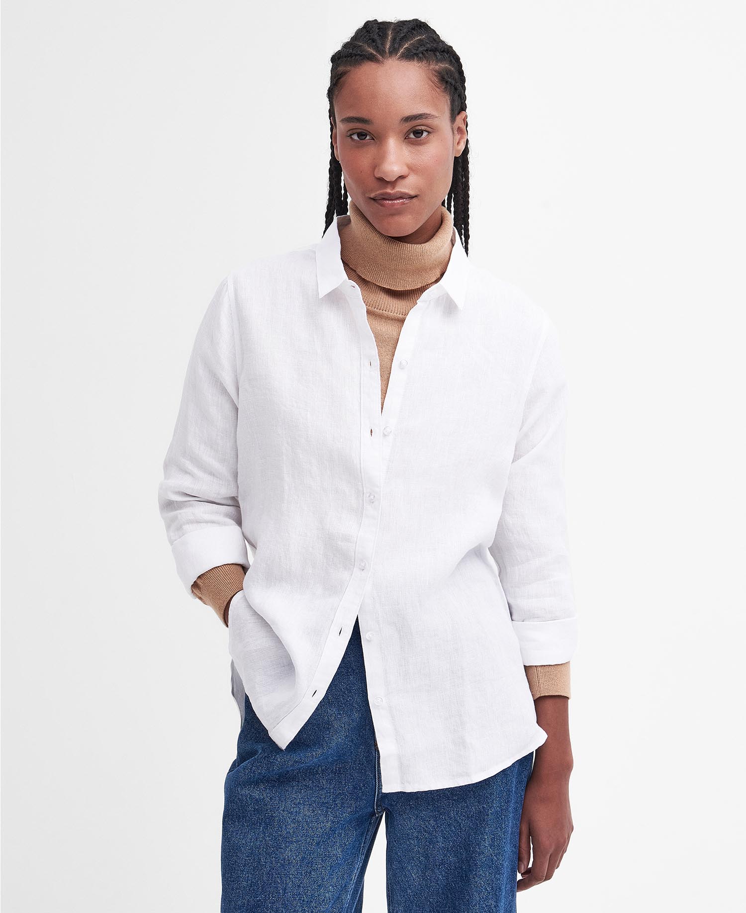 Marine Relaxed Long-Sleeved Shirt image number 0