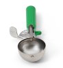 2.66-ounce one-piece thumb disher with green handle