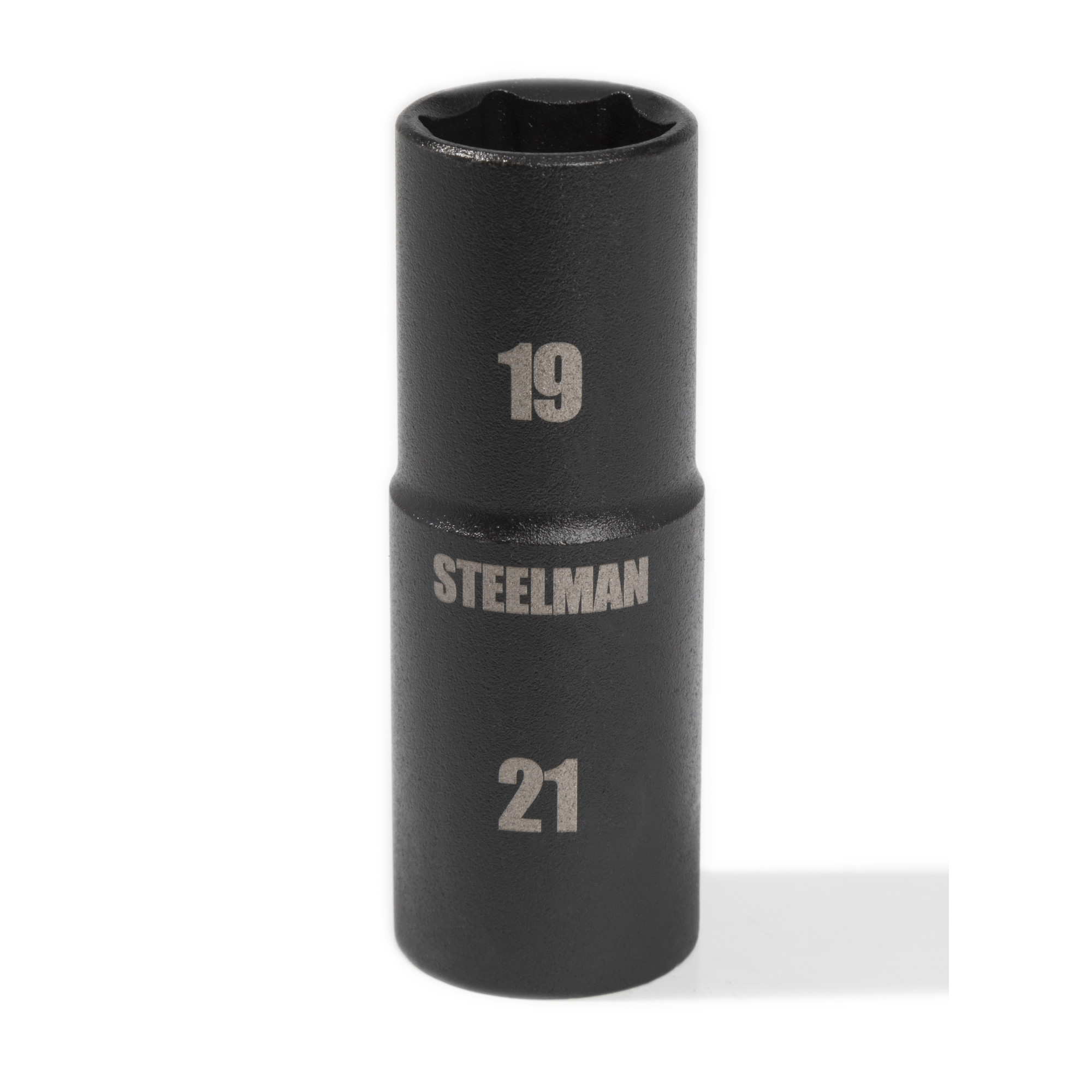 STEELMAN 1/2 in. Drive 19mm x 21mm 6-PT Thin Wall Impact Flip Socket, 79400 - Bild 1 von 4