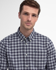 Lomond Tailored Long-Sleeved Shirt Blue Granite