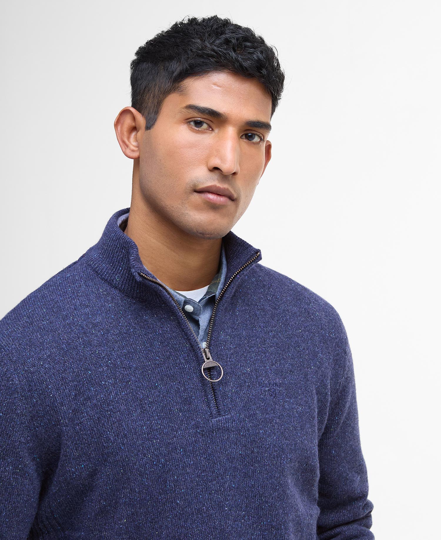 Felpa con mezza zip Essential Tisbury image number 3