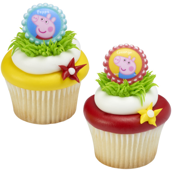 Peppa Pig™ Siblings Cupcake Rings