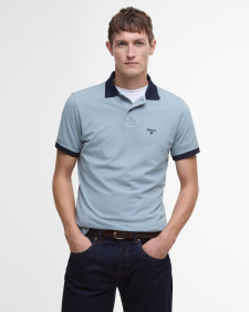 Lynmouth Tipped Polo Shirt Lead