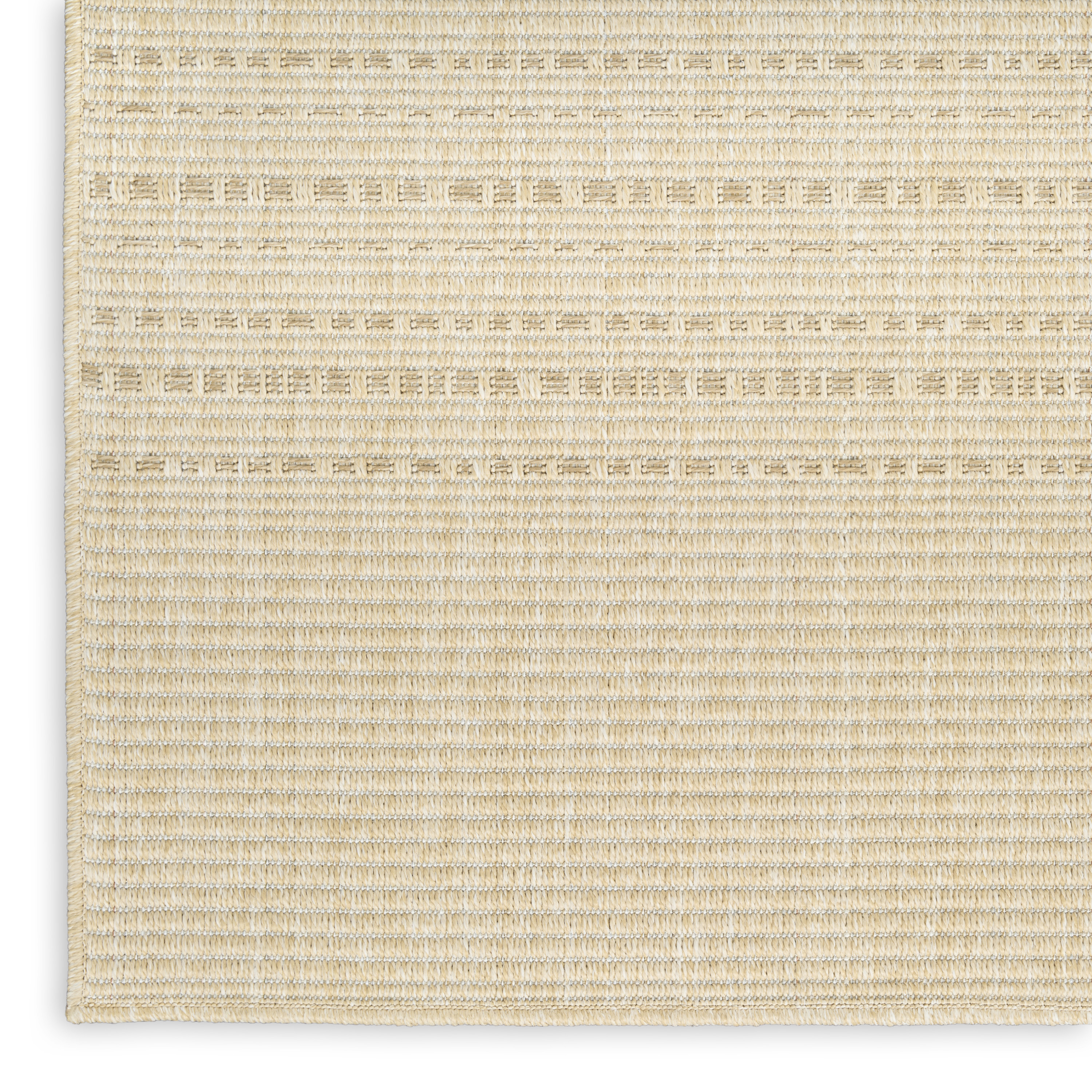 Nourison Tulum 2'2" x 8' Cream Outdoor Rug