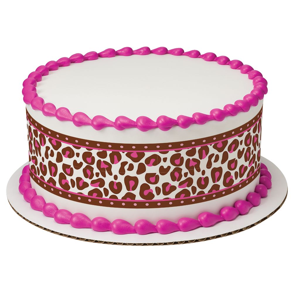 Image Cake Pink Cheetah