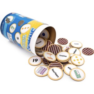 Number Snacks Math Cards, 90 Pieces