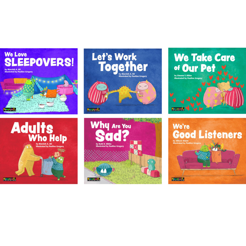 MySELF Readers: I Build Positive Relationships, Small Book 6pack, English