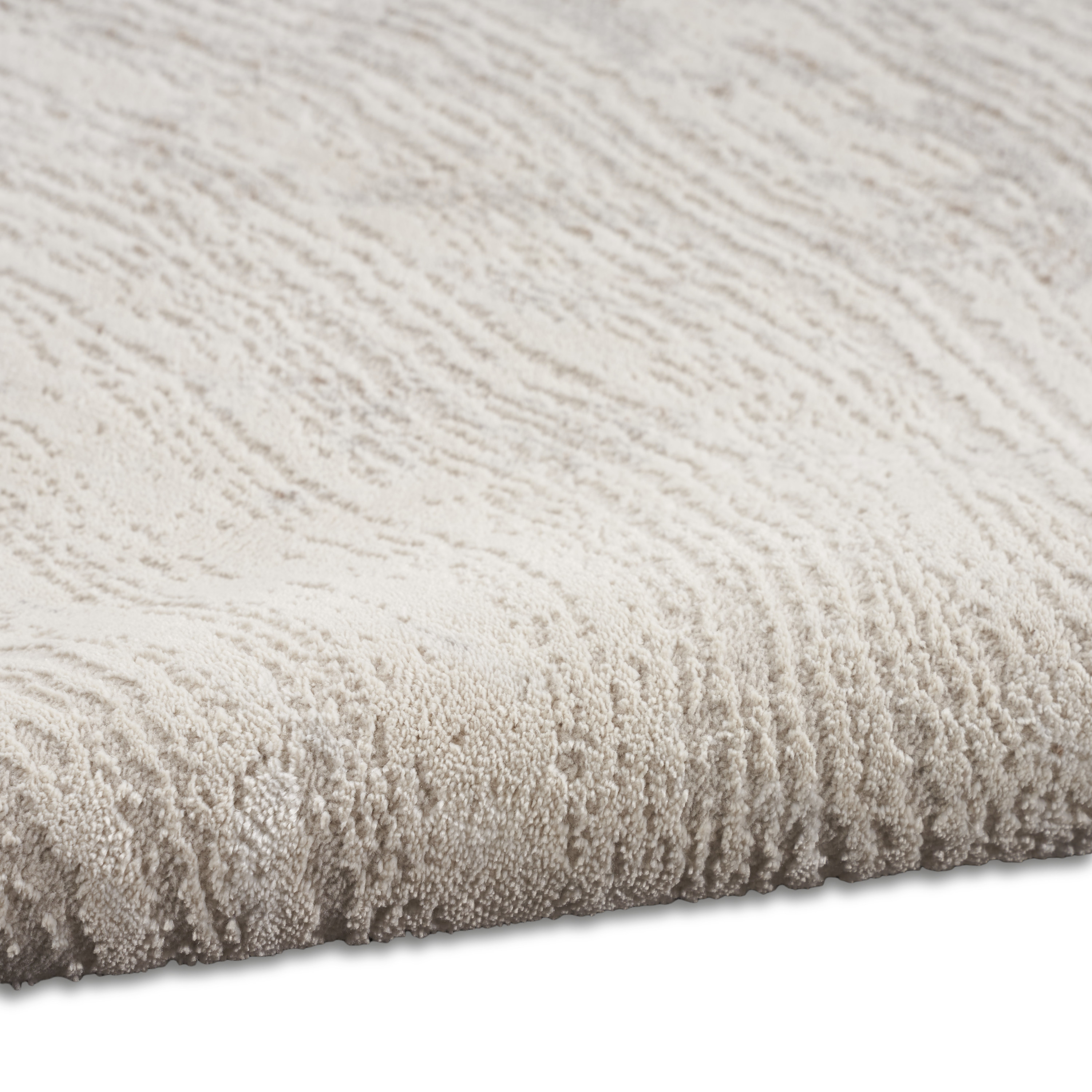 Calvin Klein CK024 Irradiant 3'11" x 5'11" Silver Grey Modern Indoor Rug