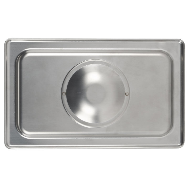 Fourth-size Super Pan V® solid stainless steel cover