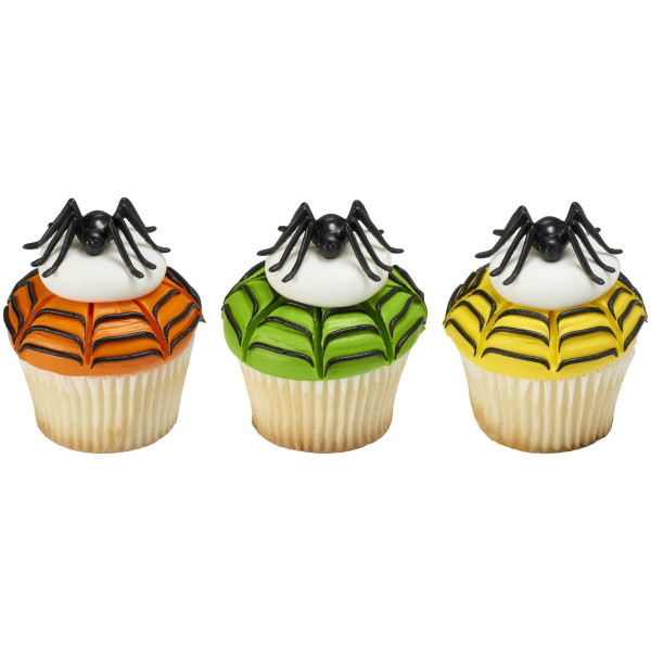 Small Spider Cupcake Layon