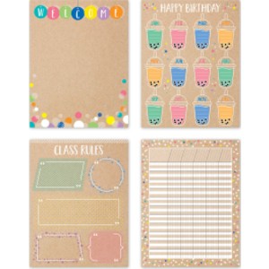 Krafty Pop Classroom Essentials 4-Chart Pack Chart