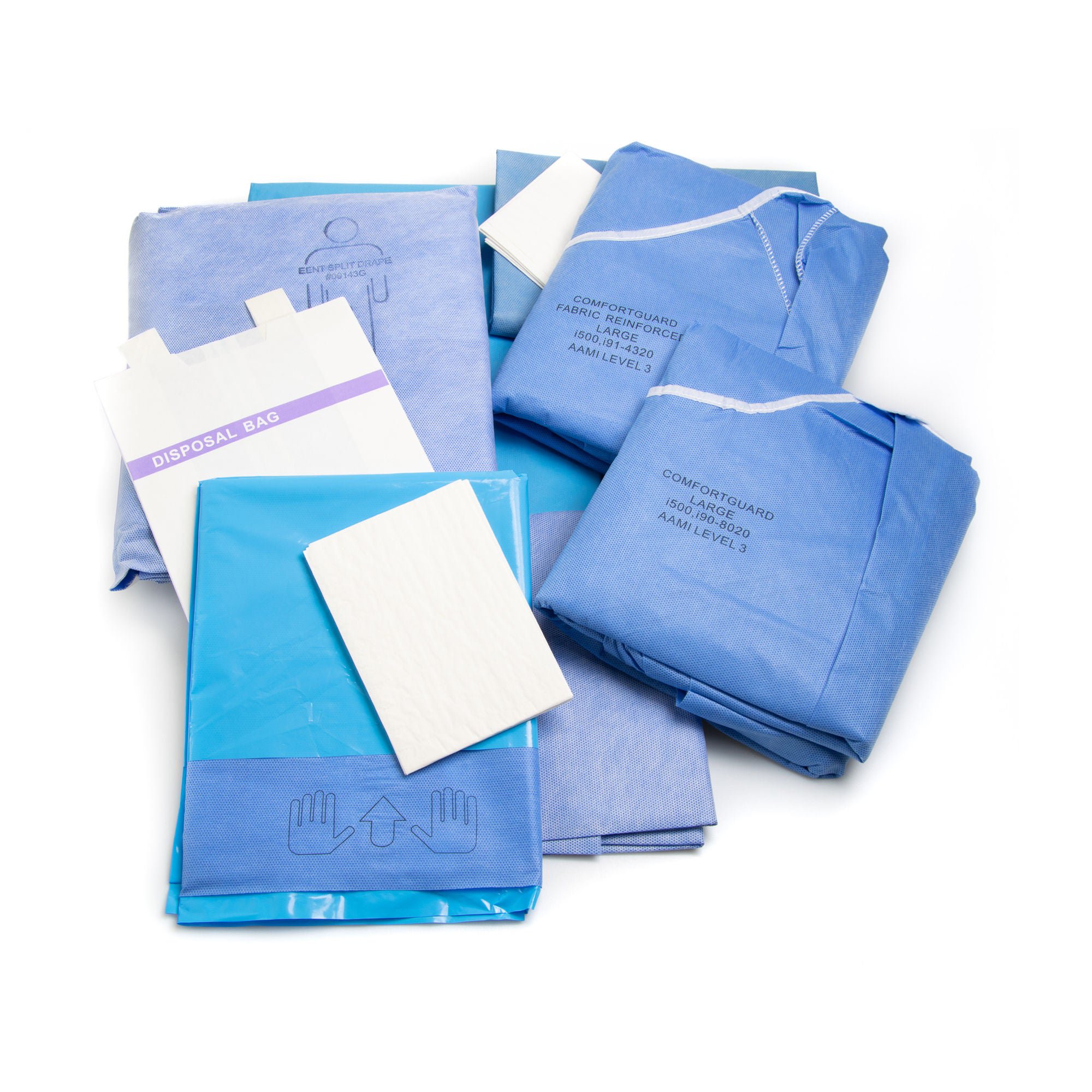 McKesson Eye, Ear, Nose and Throat Drape Pack