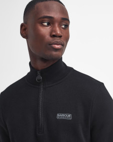 Essential Half-Zip Sweatshirt Black-Pewter