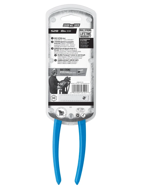 528 8-inch Slip Joint Pliers