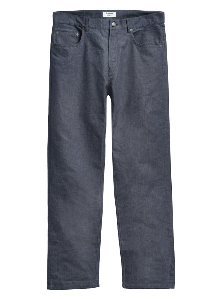 Barbour x ARKET Ocean Waxed Denim Loose Jeans Barbour x ARKET Ocean Waxed Denim Loose Jeans