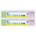 Carson Dellosa Education Self-Adhesive Traditional Manuscript Nameplates, Grades 1-2, 30 Per Pack, 2 Packs CD-119026-2