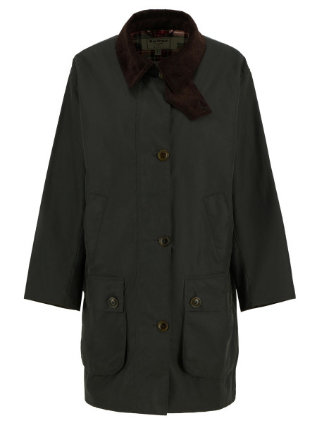 Barbour The Edit by Alexa Loren Oversized Waxed Jacket Barbour The Edit by Alexa Loren Oversized Waxed Jacket