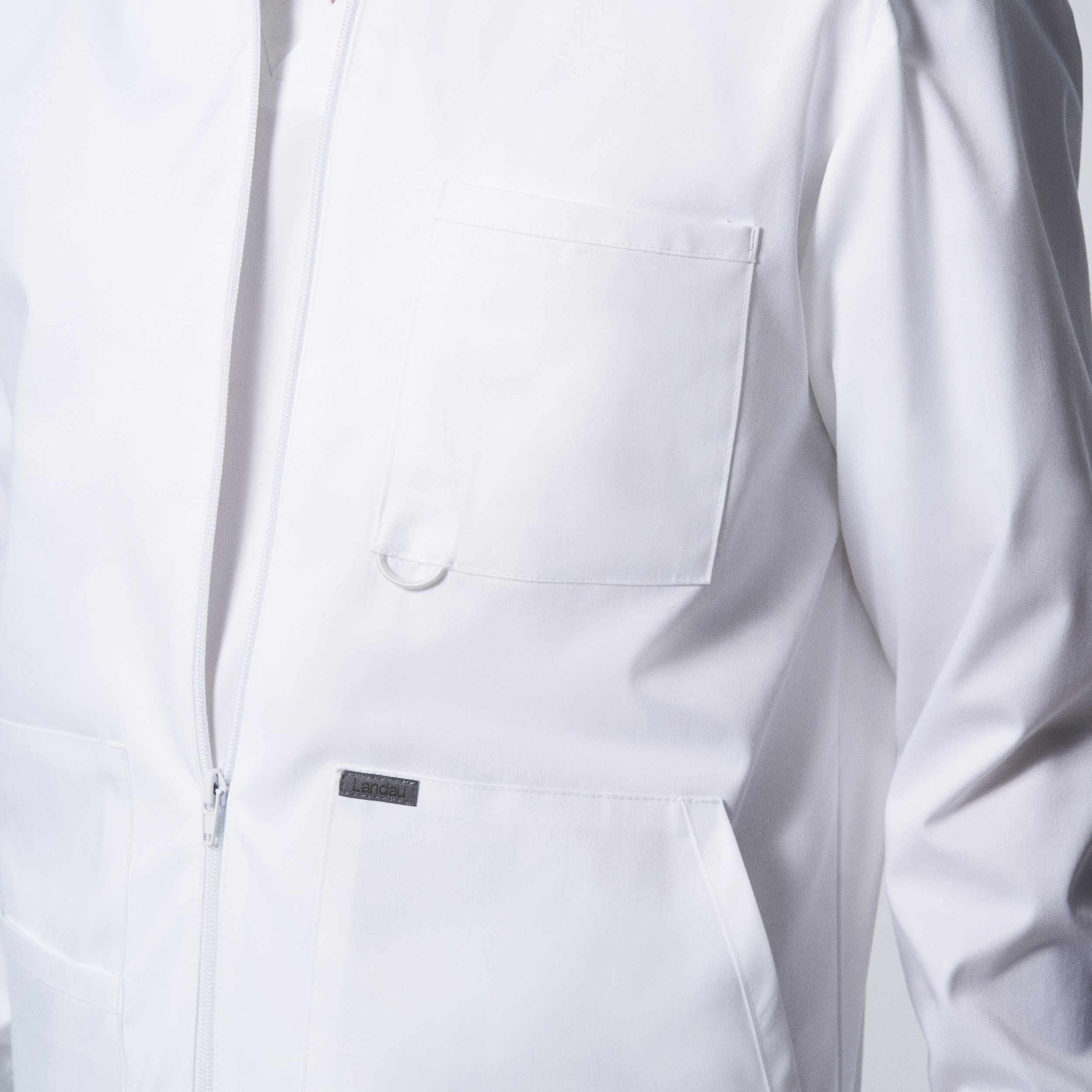 Landau ProFlex Men&#8216;s 4-Pocket Scrub Jacket-Landau